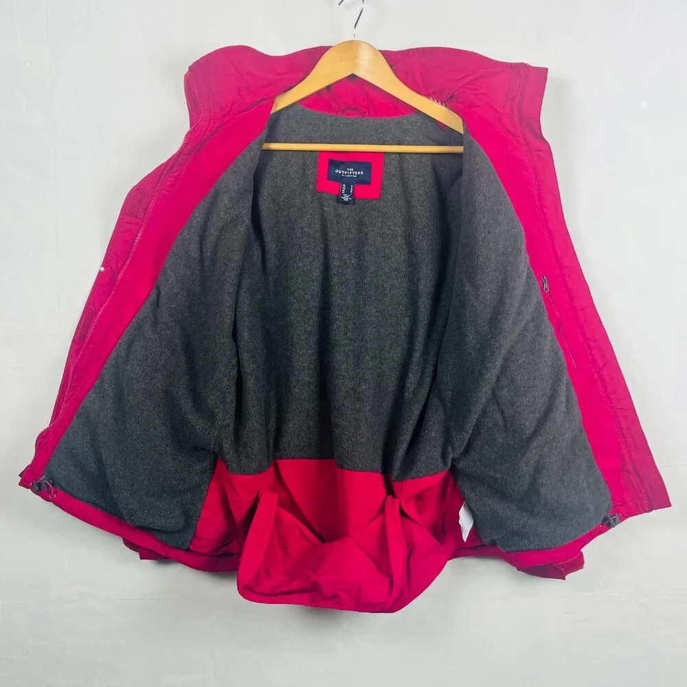 2/$30 Lands End The Outfitters Red Outdoor Jacket M